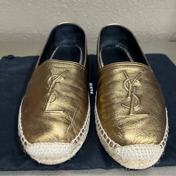 Yves Saint Lauren metallic Espadrilles - Picture 2 of 5